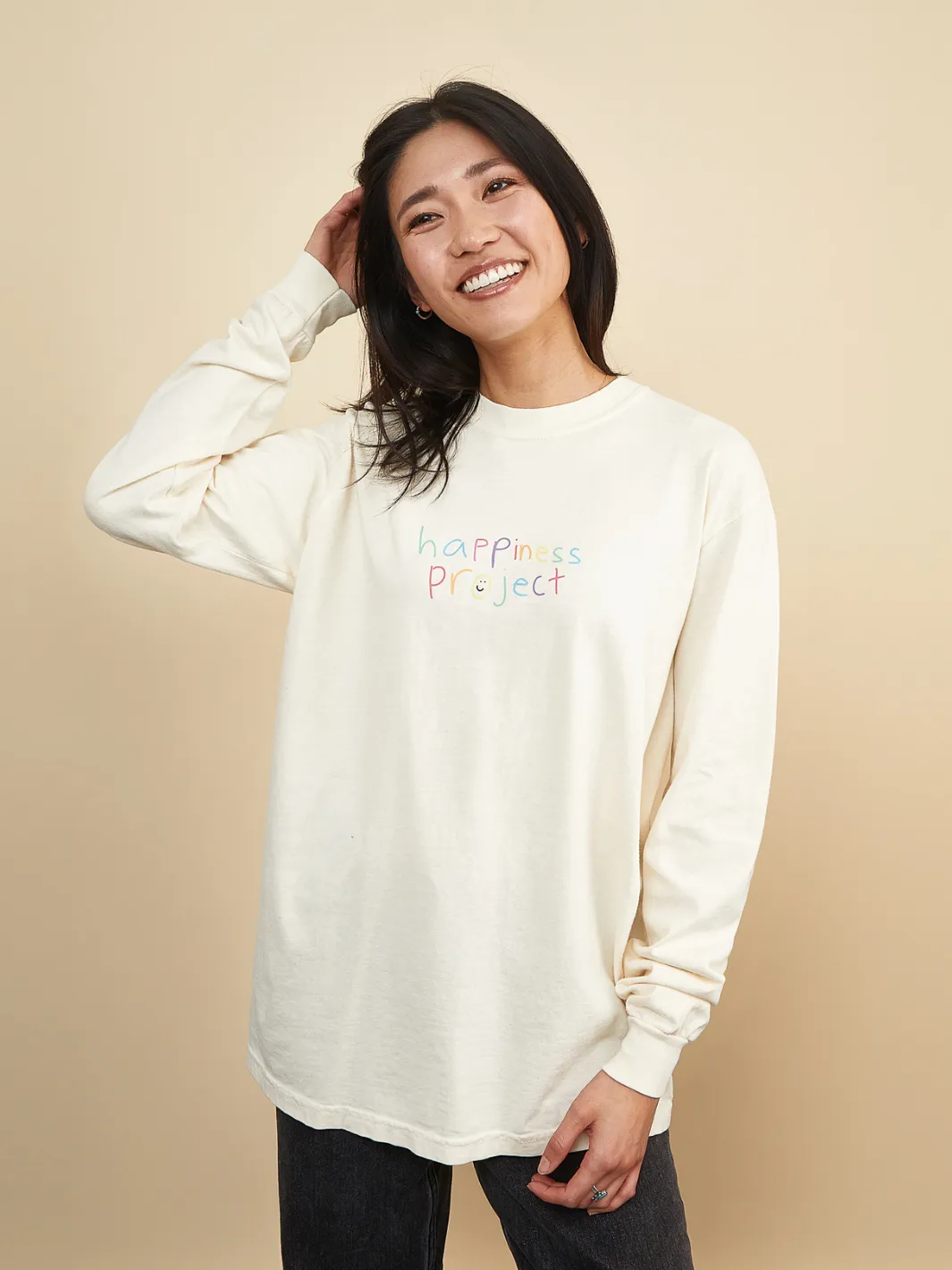 Happiness Long Sleeve sold by Happiness Project product image thumbnail 5