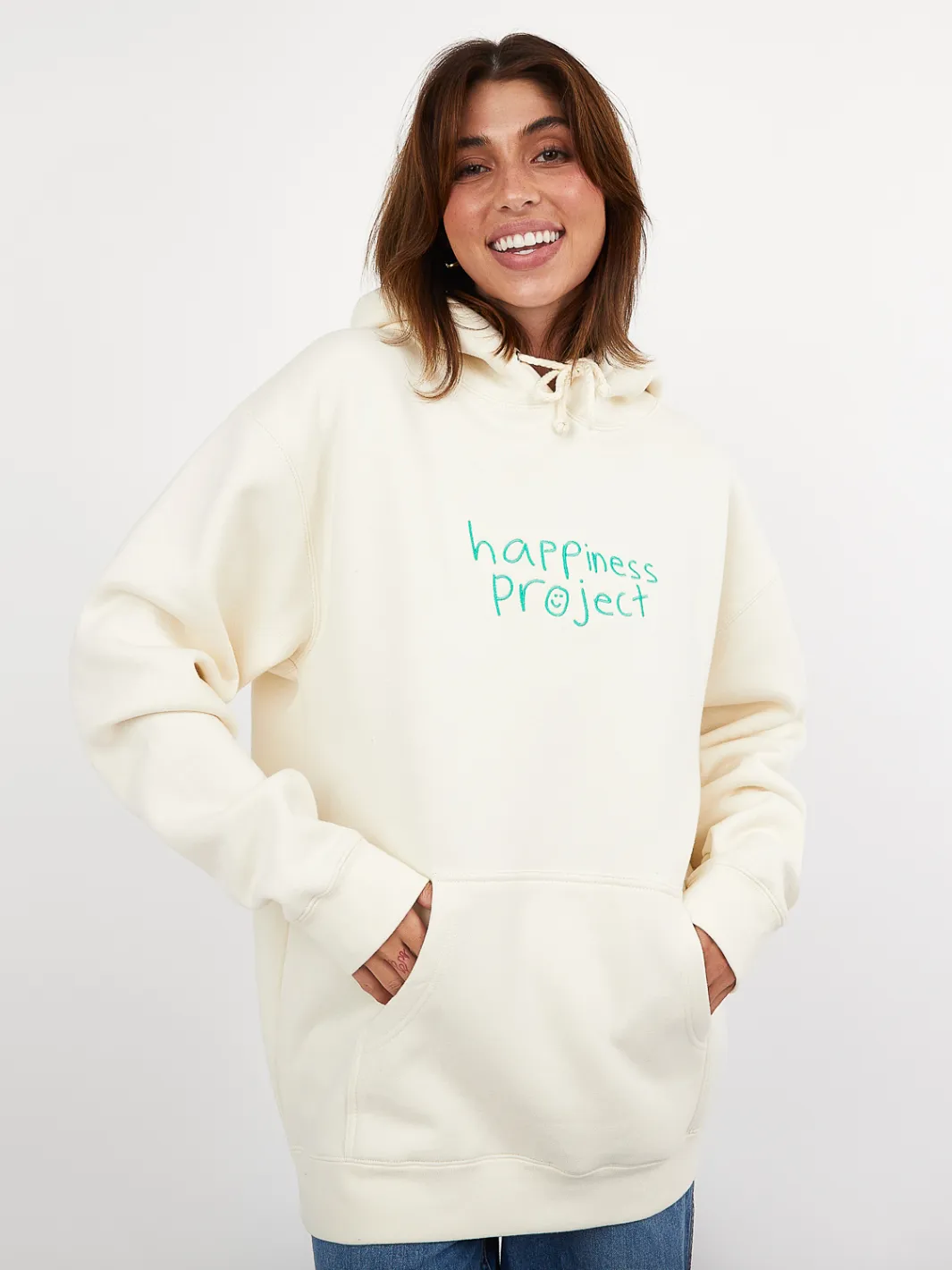 Growth Is A Process Hoodie - Cream sold by Happiness Project product image thumbnail 2
