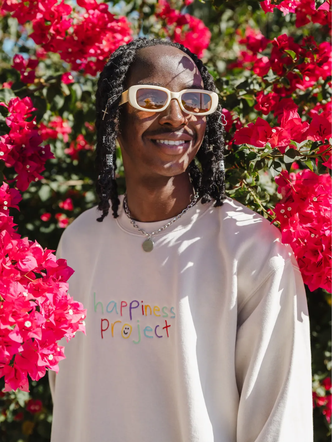 Happiness Crewneck- Cream sold by Happiness Project product image thumbnail 3