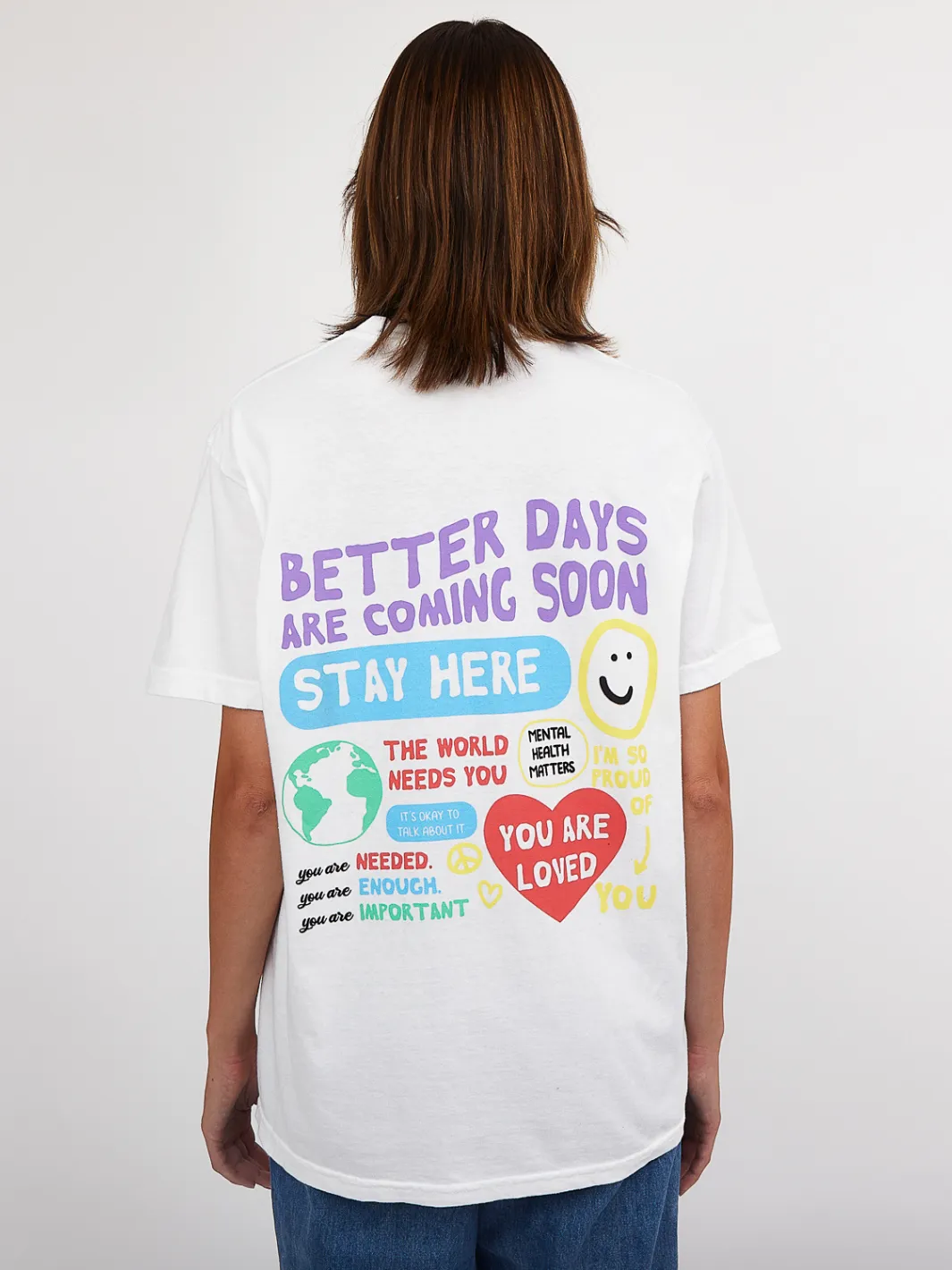 Better Days T-Shirt sold by Happiness Project product image thumbnail 3