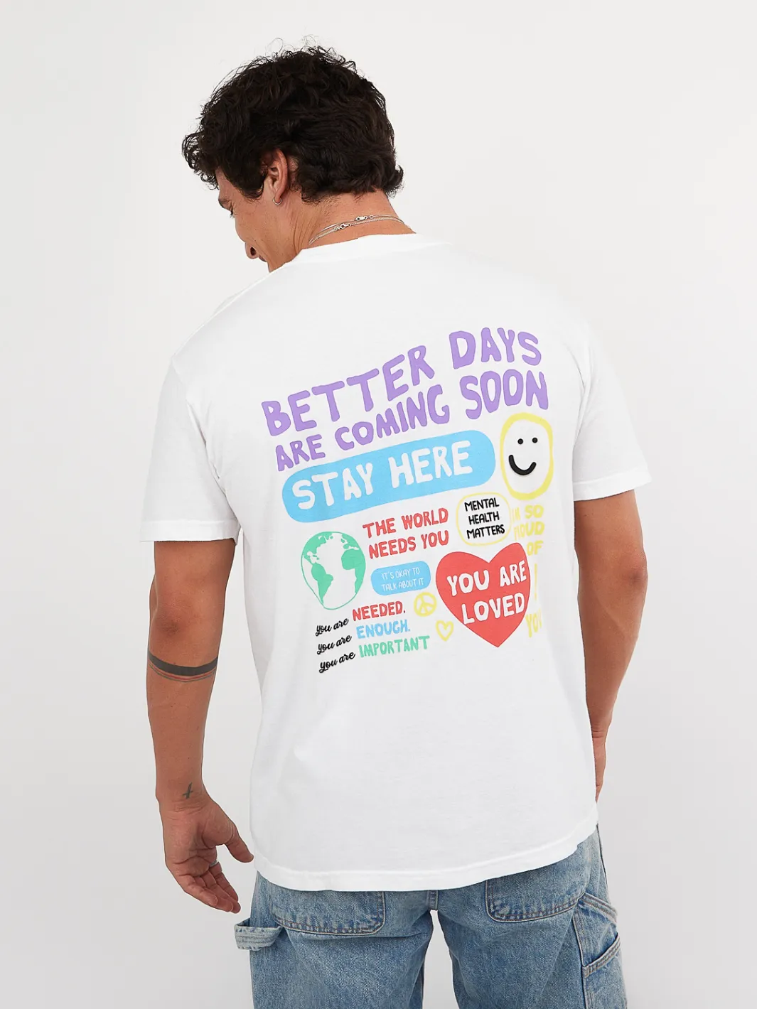Better Days T-Shirt sold by Happiness Project product image thumbnail 5