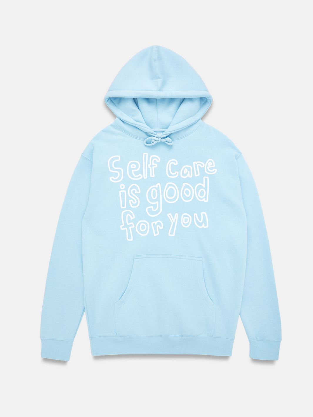 the self care hoodie sold by Happiness Project