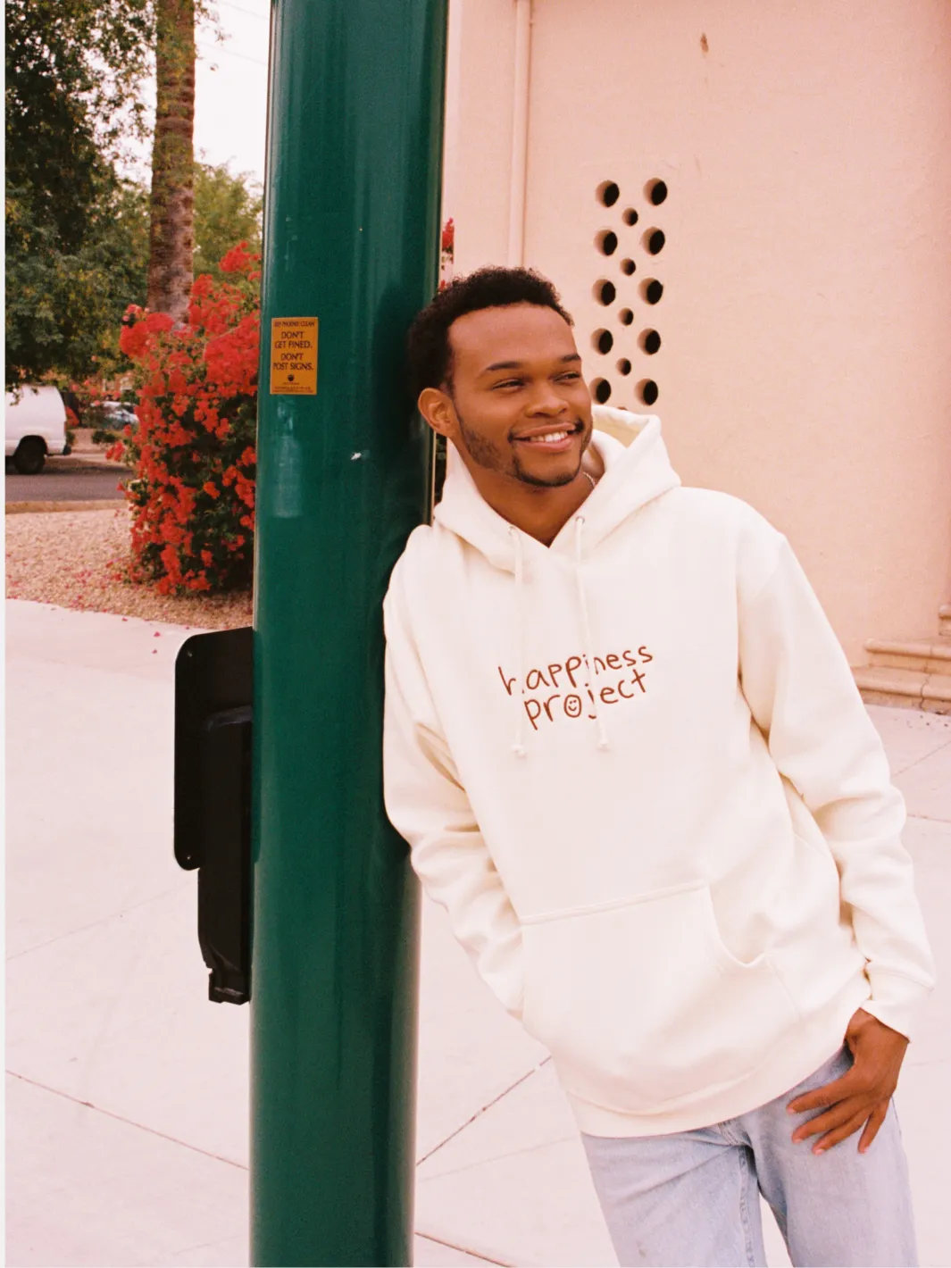 "Not The Answer" Hoodie - Cream sold by Happiness Project product image thumbnail 5