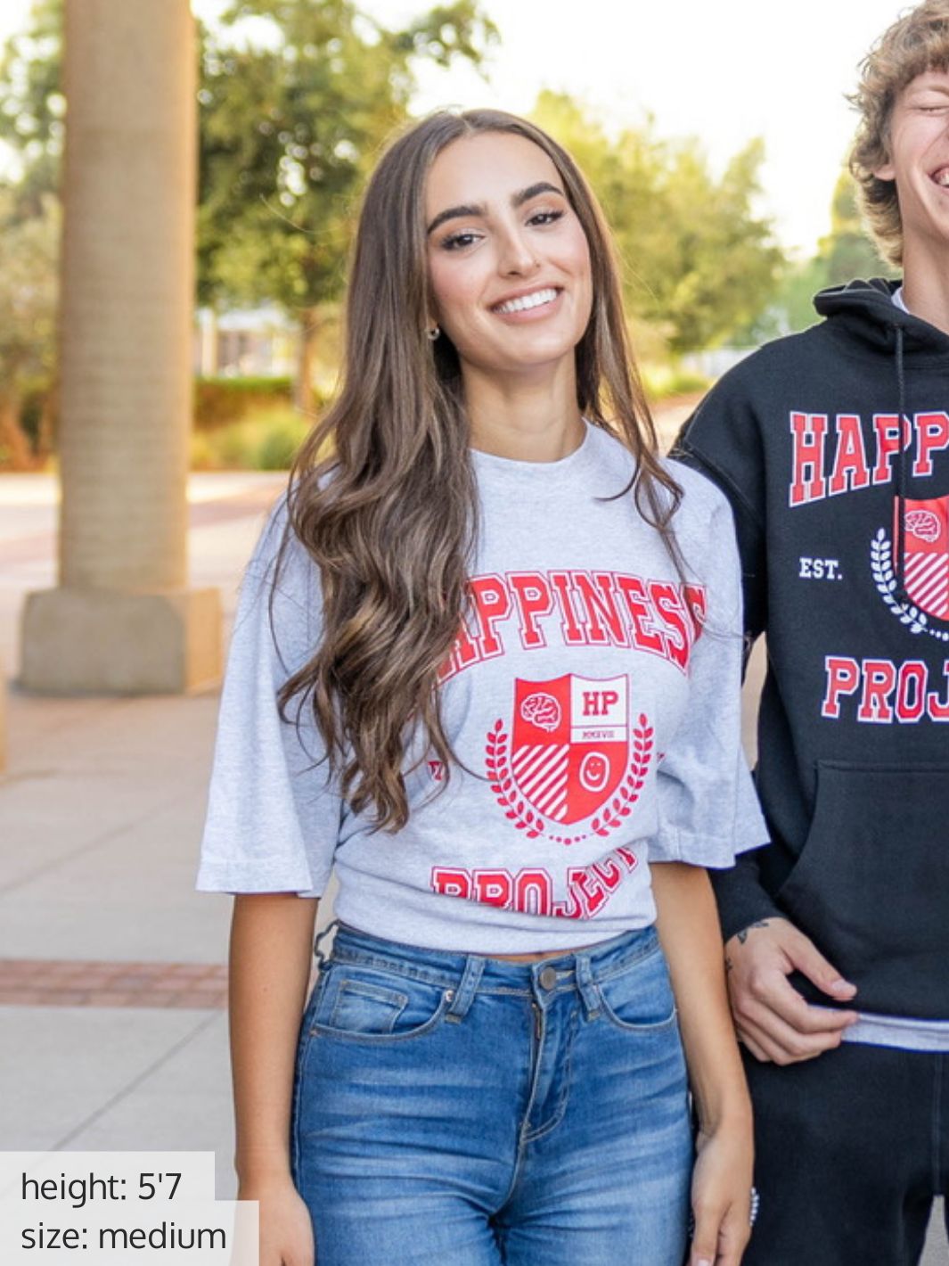 happiness university t-shirt - stone sold by Happiness Project product image thumbnail 4