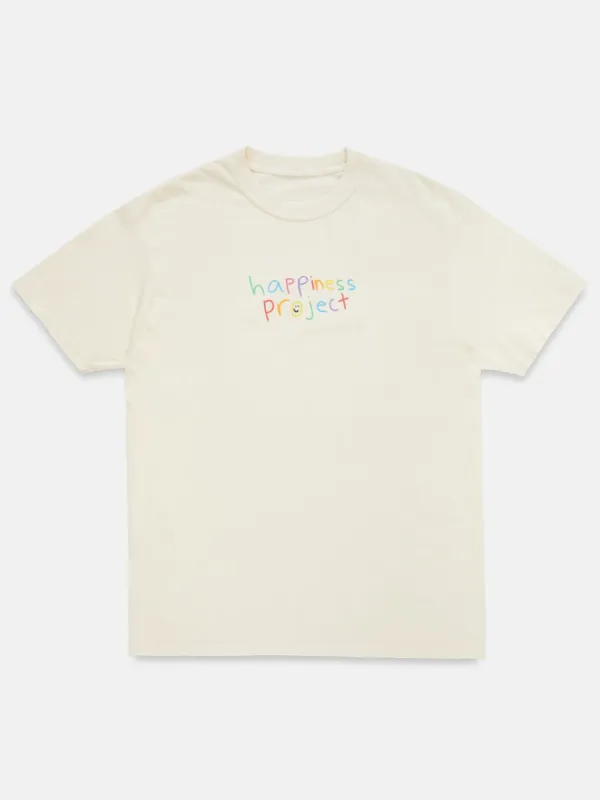 the happiness t-shirt - cream sold by Happiness Project