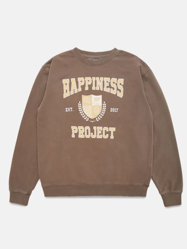 happiness university crewneck - clay sold by Happiness Project