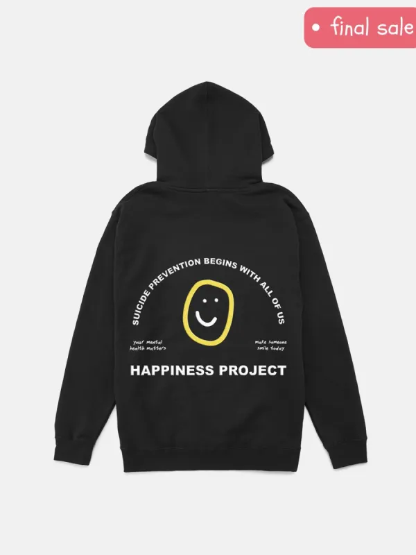 the project hoodie - black sold by Happiness Project