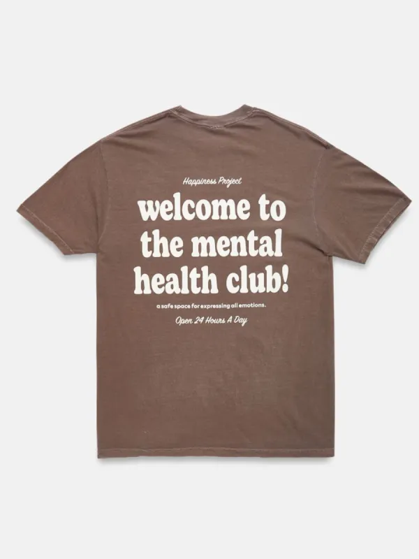 mental health club t-shirt sold by Happiness Project
