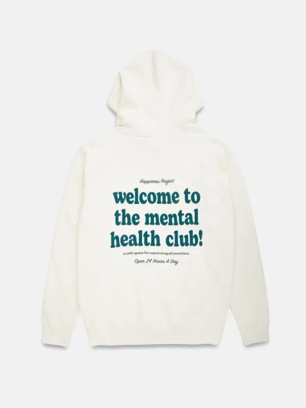 mental health club hoodie sold by Happiness Project