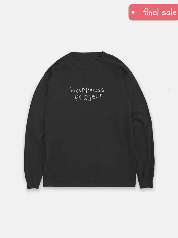 the happiness long sleeve - pepper sold by Happiness Project