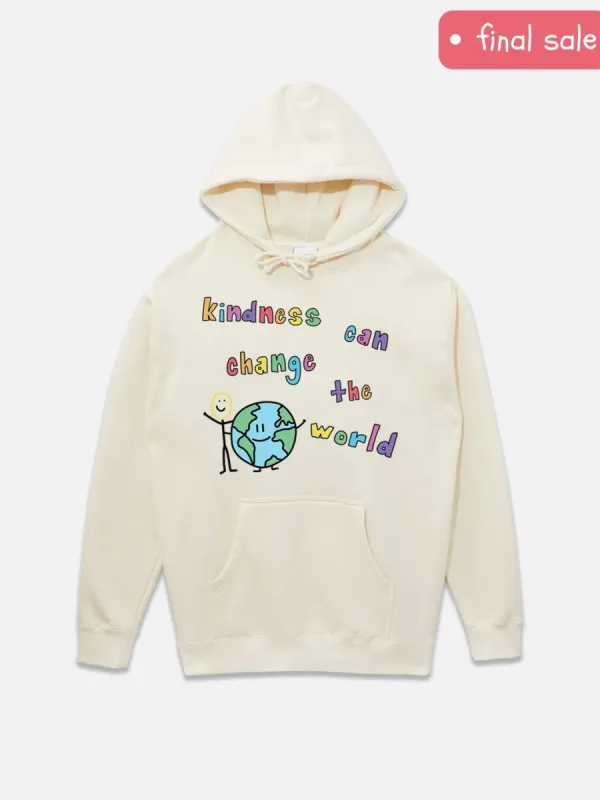 change the world hoodie - small sold by Happiness Project