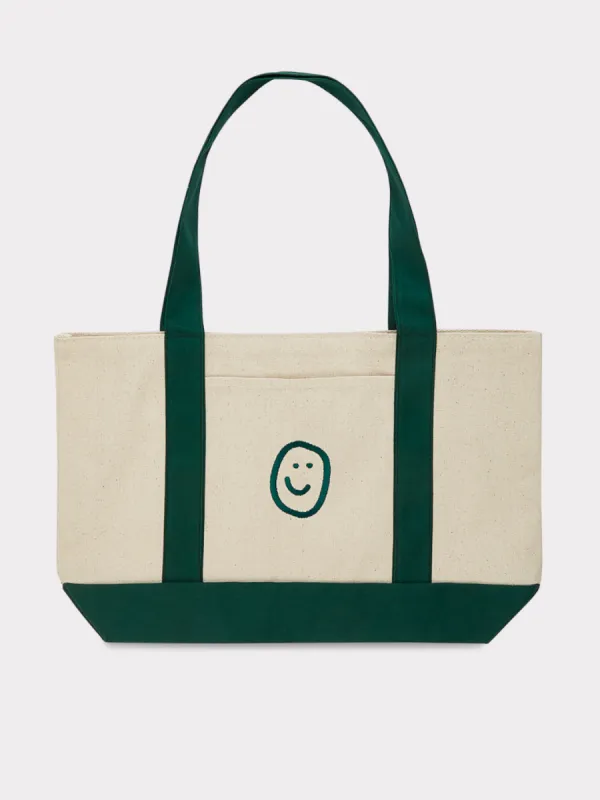Happiness Heavy Duty Tote - Alpine Green sold by Happiness Project