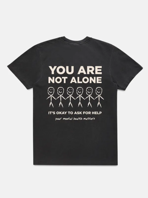 Not Alone T-Shirt - Pepper sold by Happiness Project