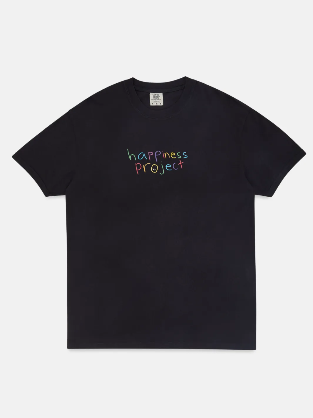Happiness T-Shirt - Black sold by Happiness Project