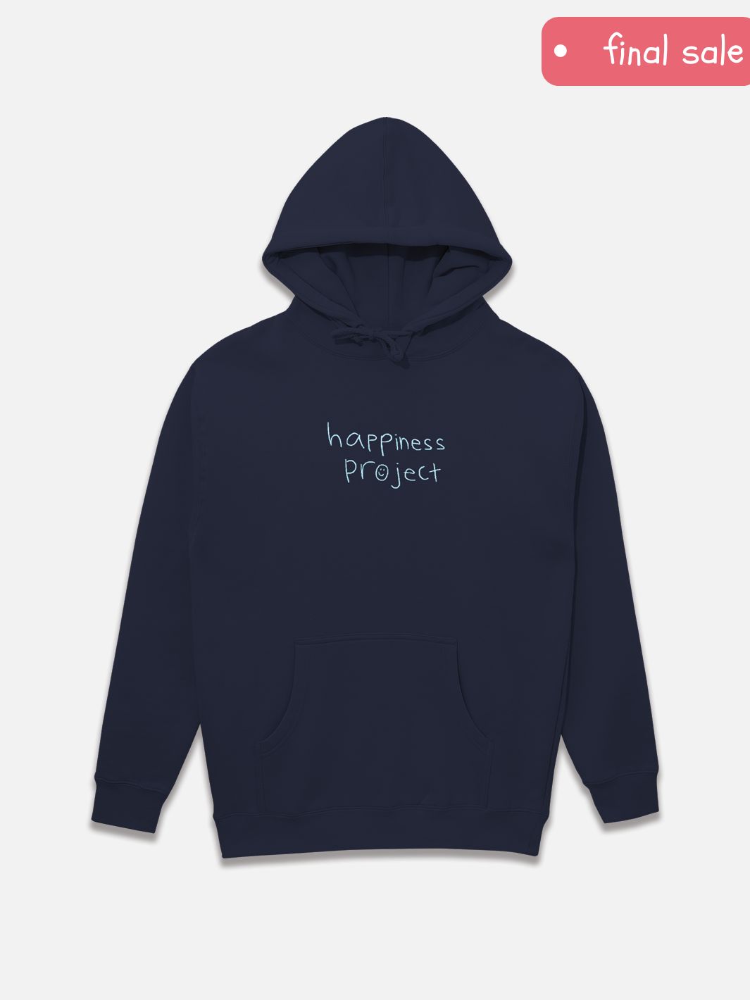 the navy happiness hoodie - small sold by Happiness Project