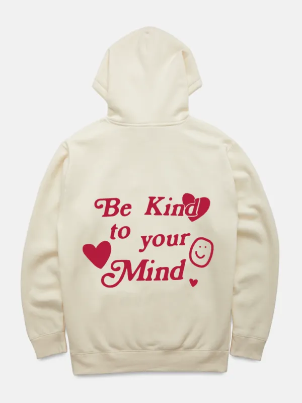 Be Kind Hoodie - Cream sold by Happiness Project