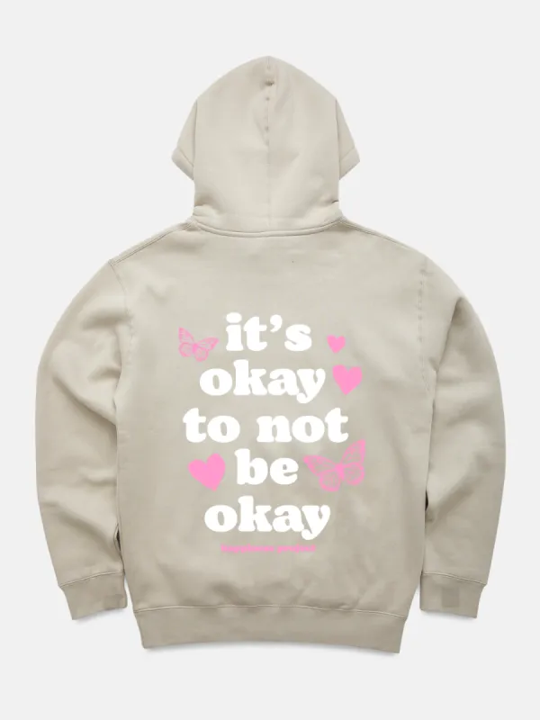 It's Okay Hoodie - Moon sold by Happiness Project