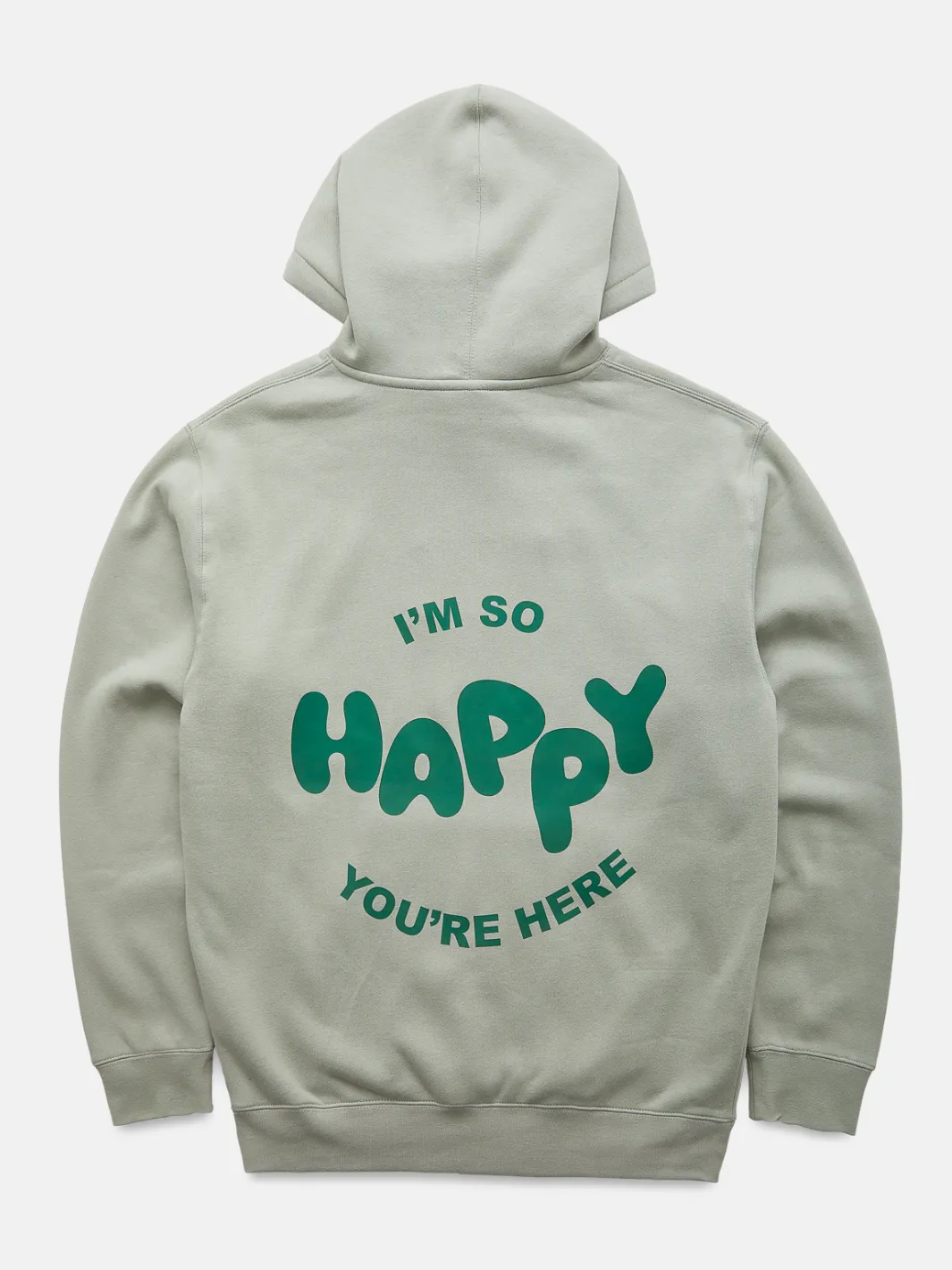 Happy You're Here Hoodie - Matcha sold by Happiness Project