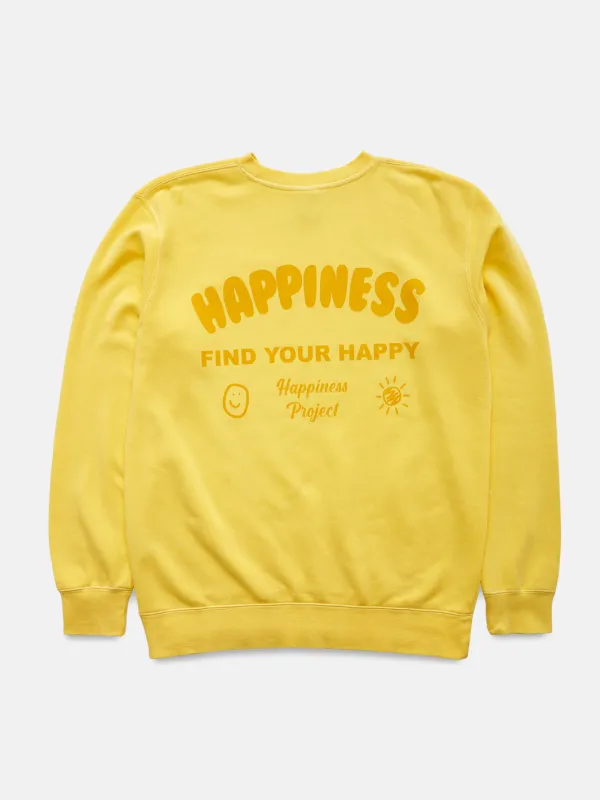 Find Your Happy Crewneck sold by Happiness Project