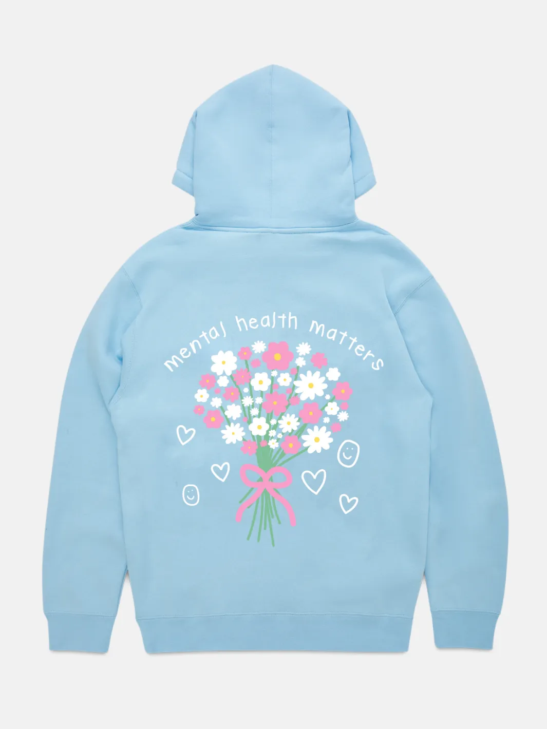 Bouquet Hoodie - Sky Blue sold by Happiness Project