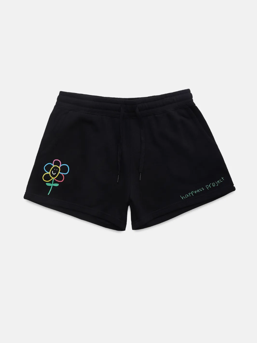 Flower Women's Shorts - Black sold by Happiness Project