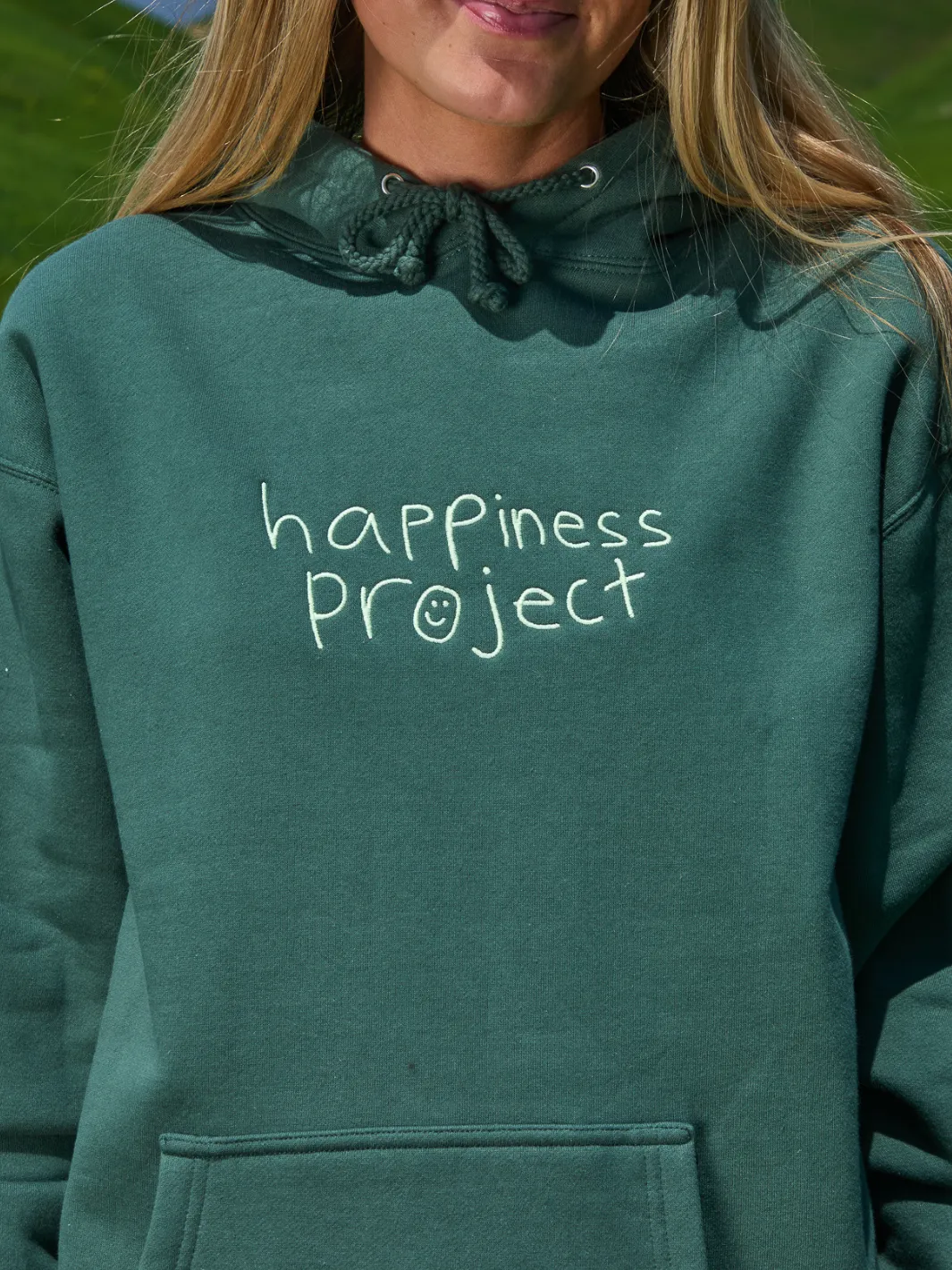 Mental Health Month Hoodie - Alpine Green sold by Happiness Project product image thumbnail 3