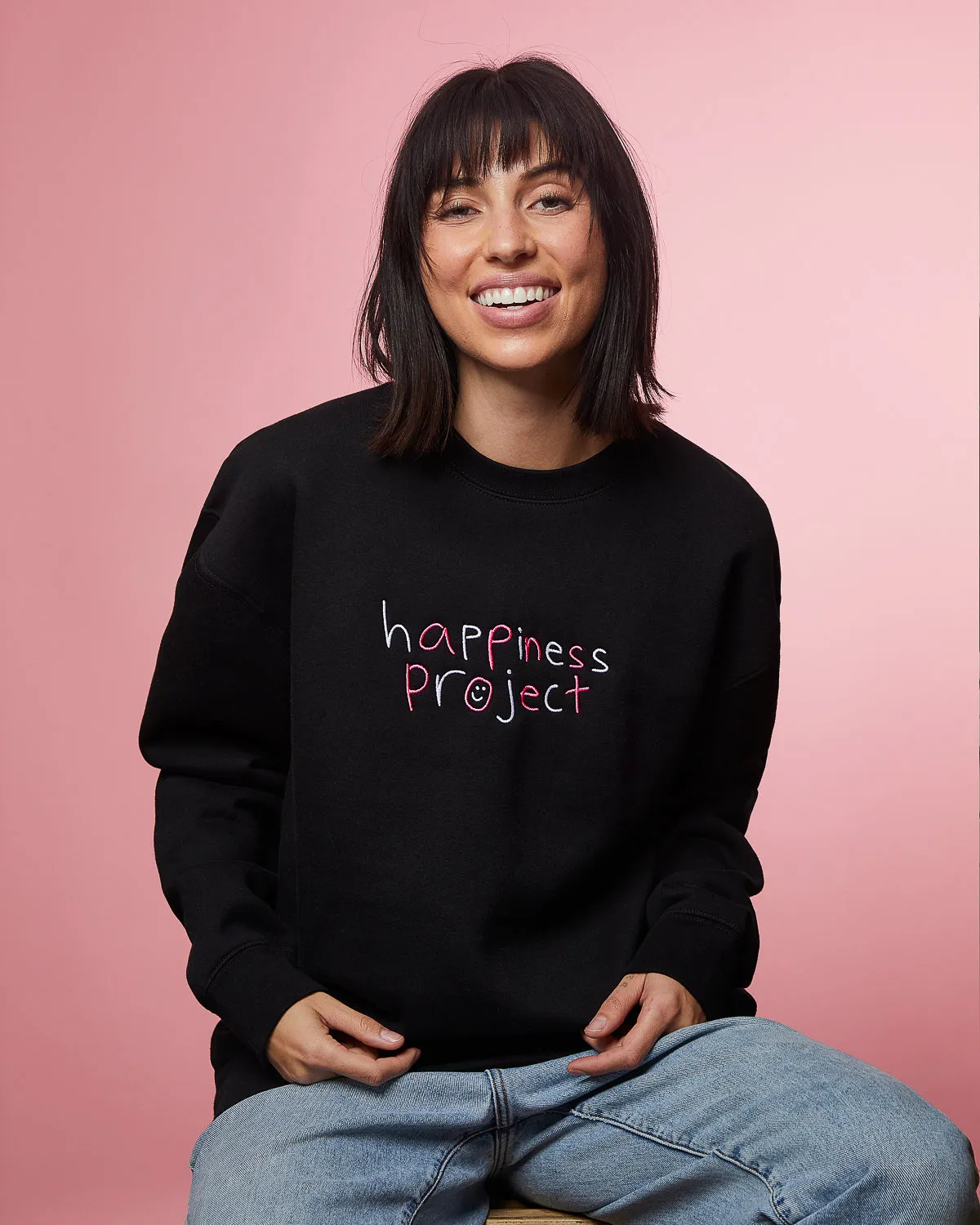 You Are Loved Crewneck - Black sold by Happiness Project product image thumbnail 3
