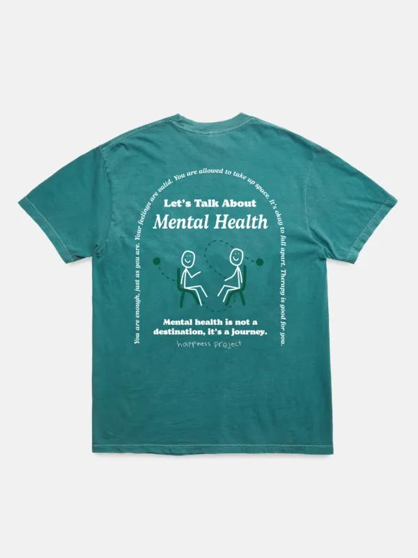 Talk About It T-Shirt - Emerald sold by Happiness Project