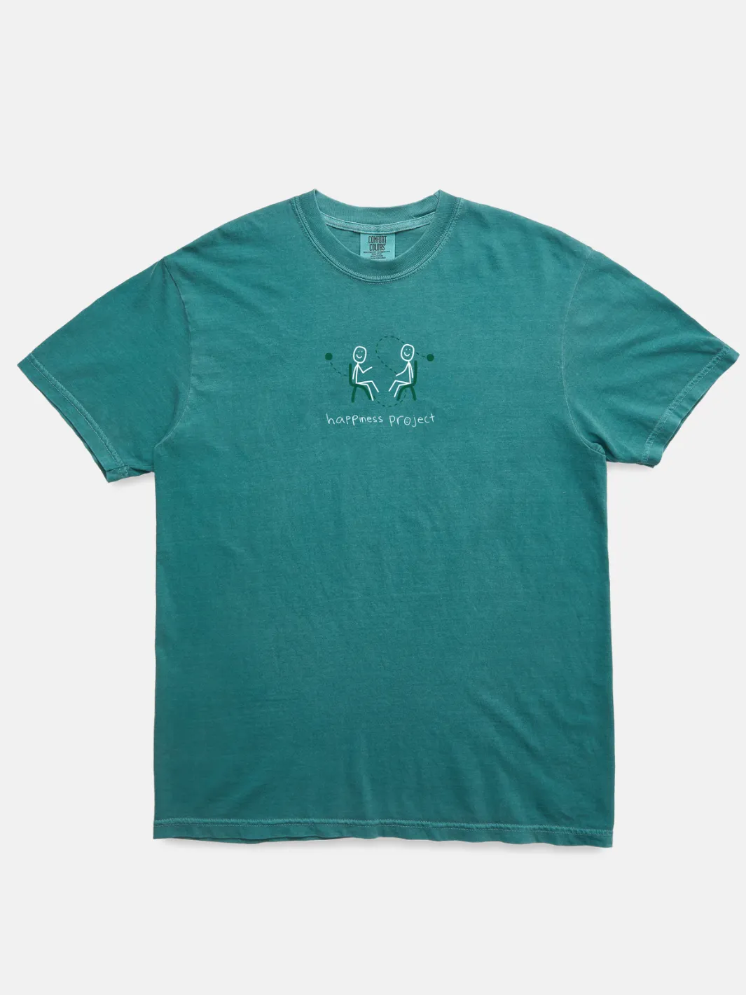 Talk About It T-Shirt - Emerald sold by Happiness Project product image thumbnail 3