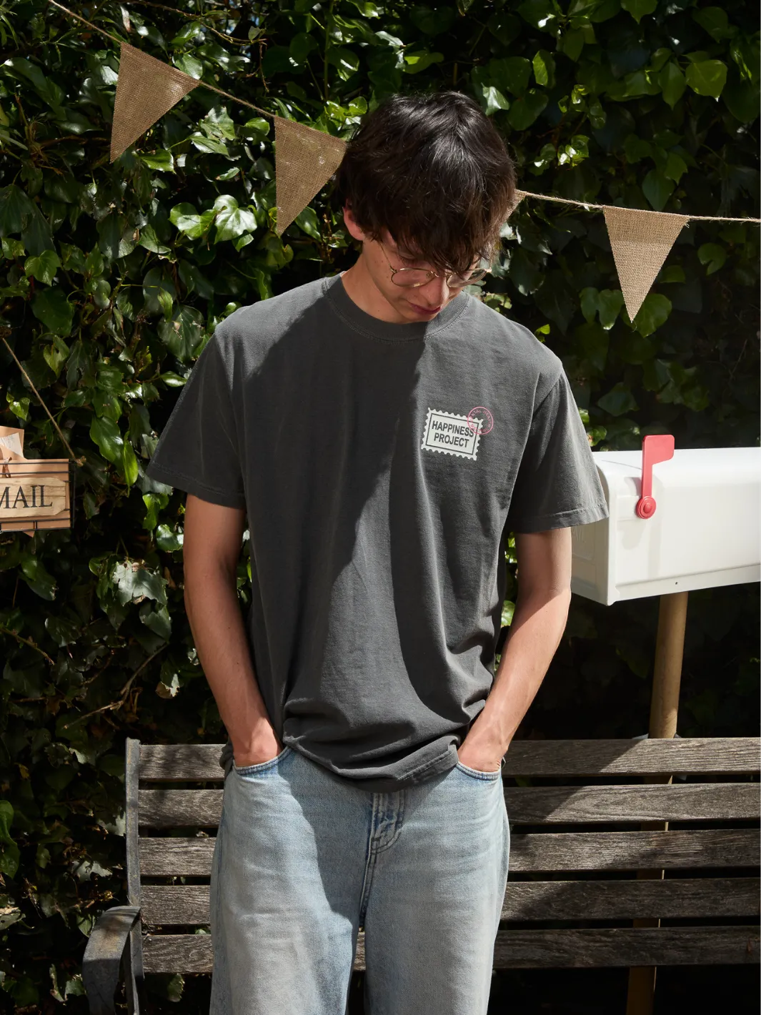 Stamped With Care T-Shirt sold by Happiness Project product image thumbnail 2