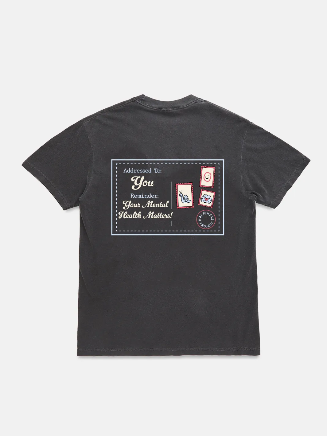 Stamped With Care T-Shirt sold by Happiness Project