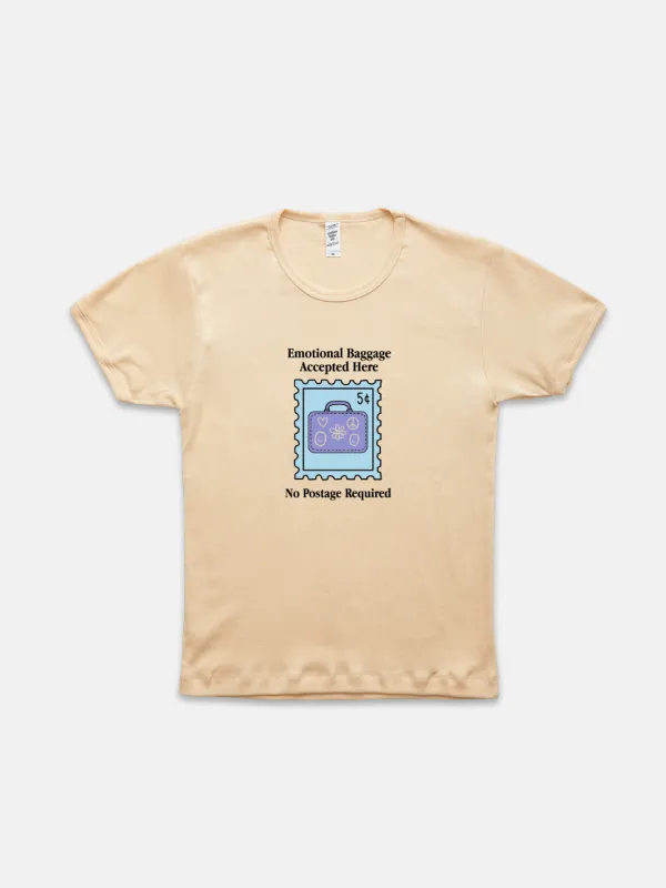 Emotional Baggage Cropped Tee sold by Happiness Project