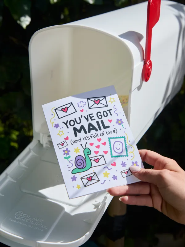 Snail Mail Greeting Card sold by Happiness Project