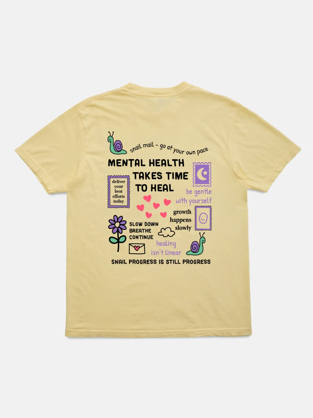 Snail Mail T-Shirt sold by Happiness Project product image thumbnail 2