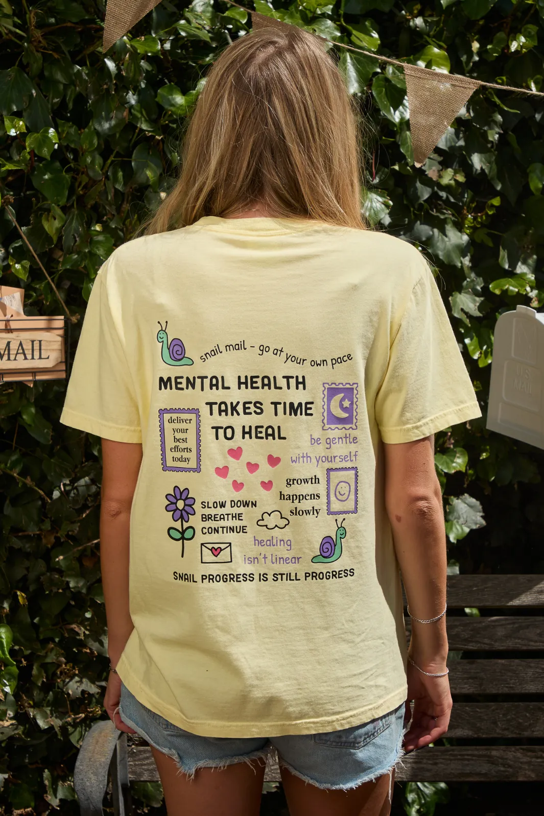 Snail Mail T-Shirt sold by Happiness Project