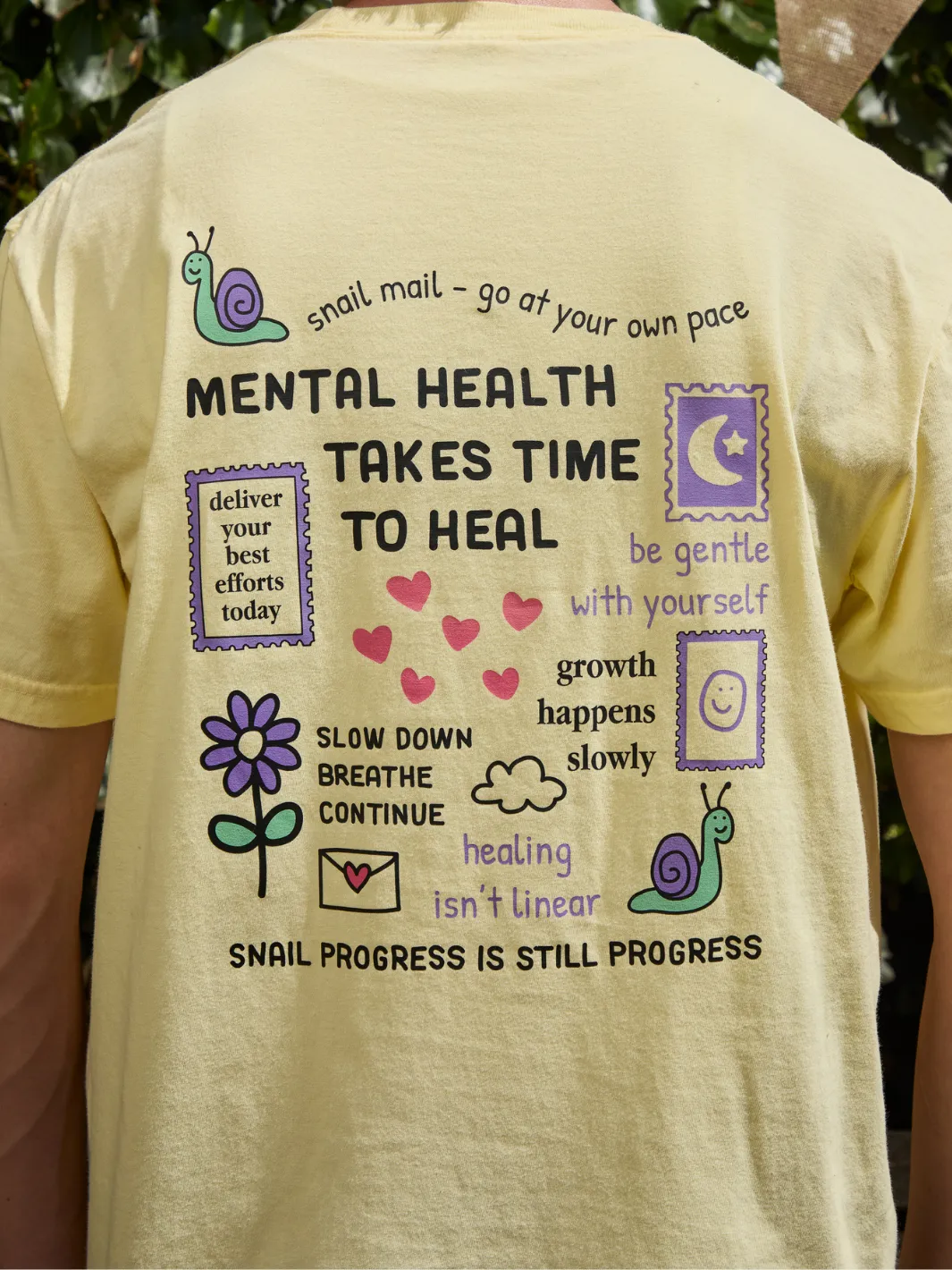 Snail Mail T-Shirt sold by Happiness Project product image thumbnail 5