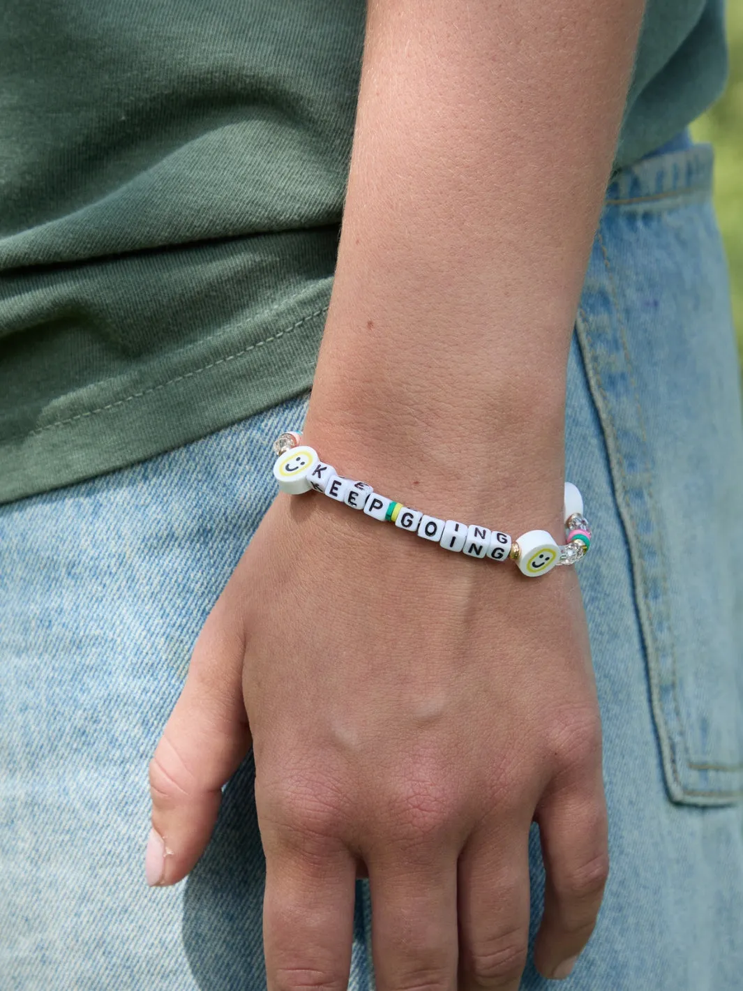 Happiness Beaded Bracelet sold by Happiness Project product image thumbnail 3