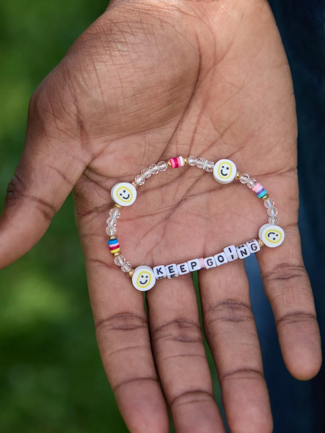Happiness Beaded Bracelet sold by Happiness Project product image thumbnail 2