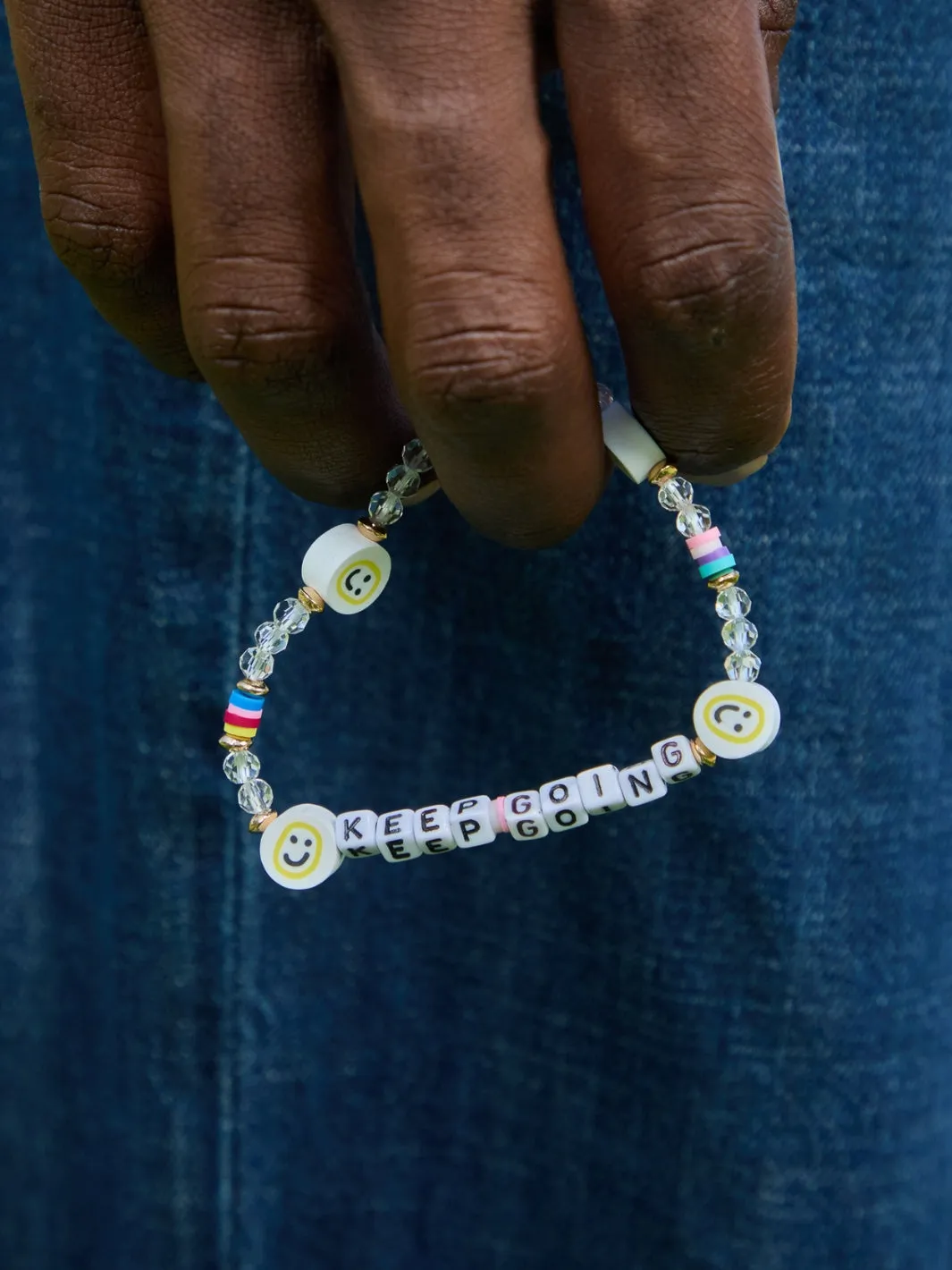 Happiness Beaded Bracelet sold by Happiness Project product image thumbnail 4