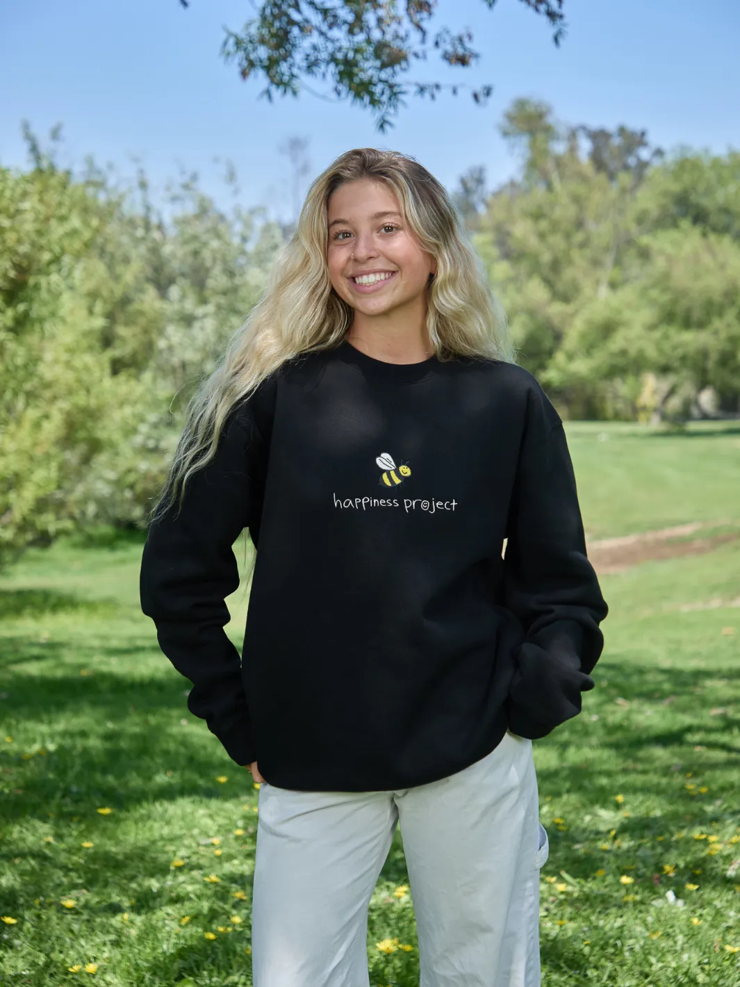 Bee Kind Crewneck sold by Happiness Project product image thumbnail 2