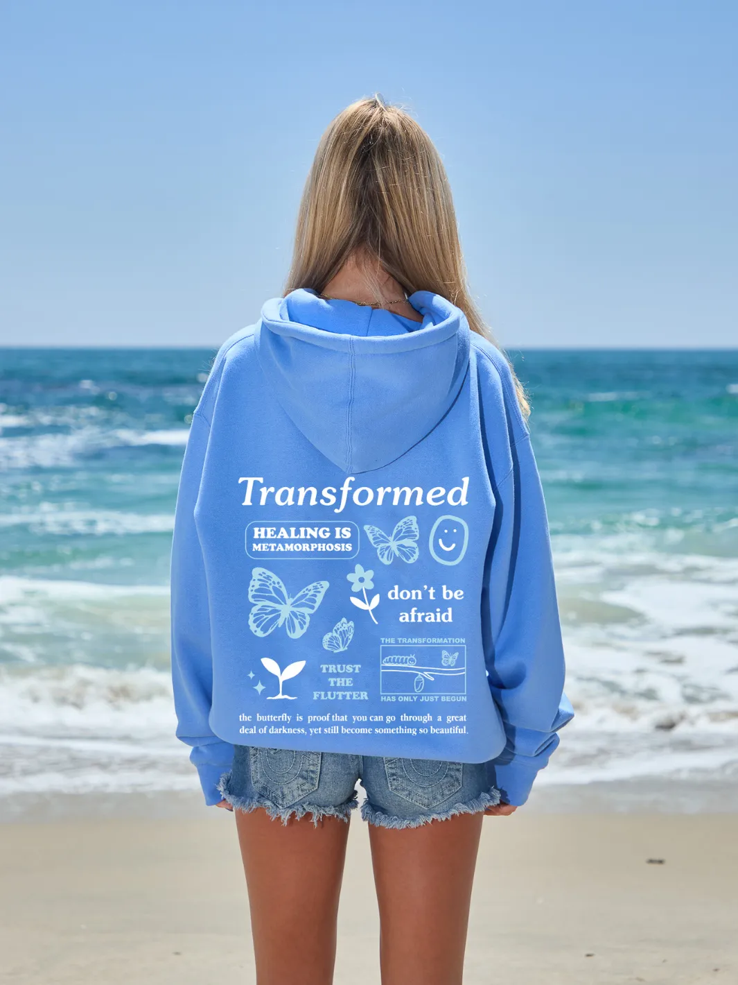 Transformed Hoodie sold by Happiness Project product image thumbnail 3