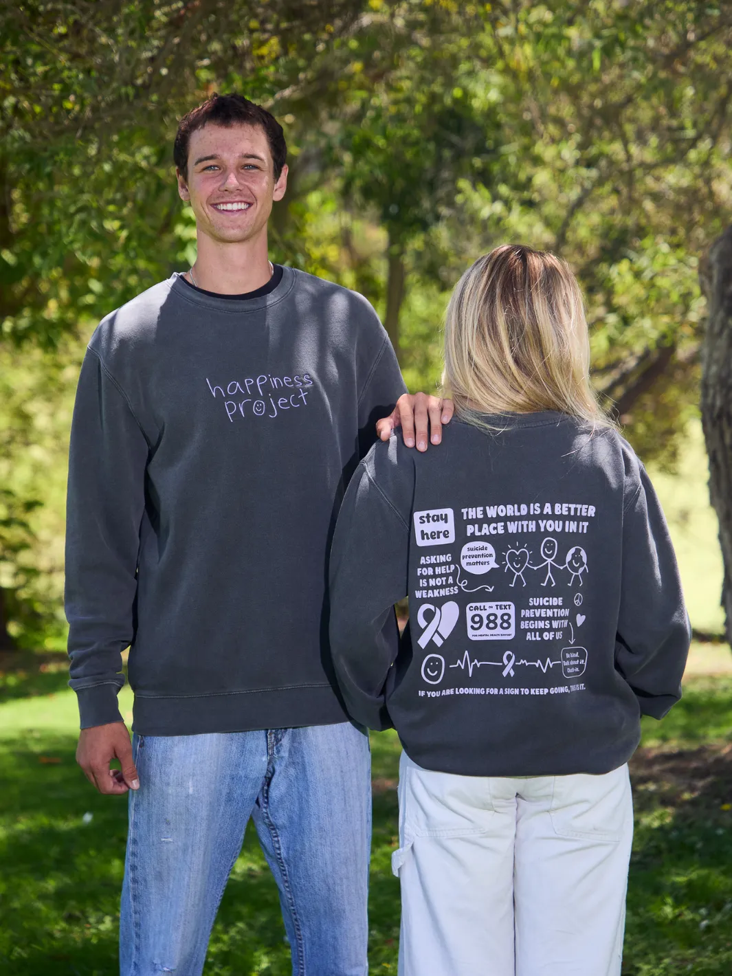 Suicide Prevention Month Crewneck sold by Happiness Project product image thumbnail 5