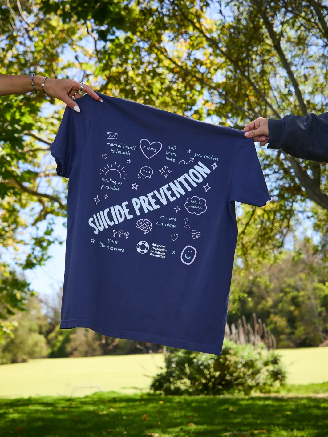 AFSP x HP T-Shirt sold by Happiness Project product image thumbnail 2