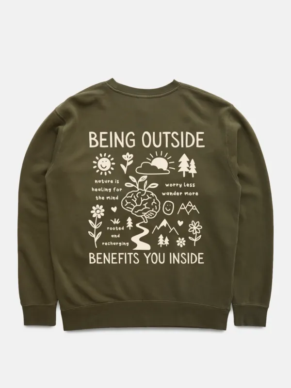 Stay Grounded Crewneck sold by Happiness Project