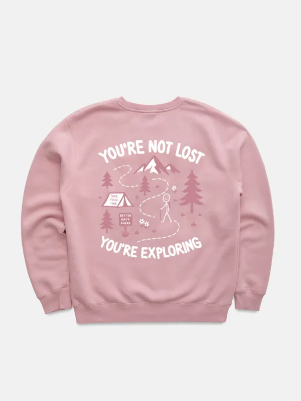 Explorer's Crewneck sold by Happiness Project