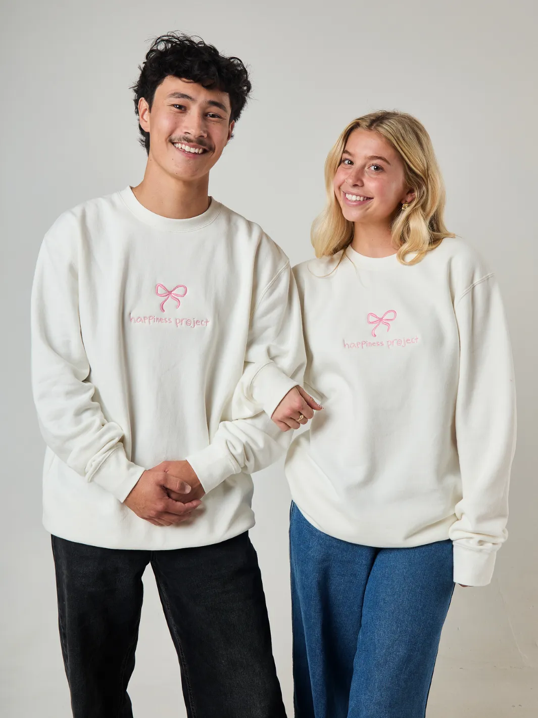 Kindly Tied Crewneck sold by Happiness Project product image thumbnail 3