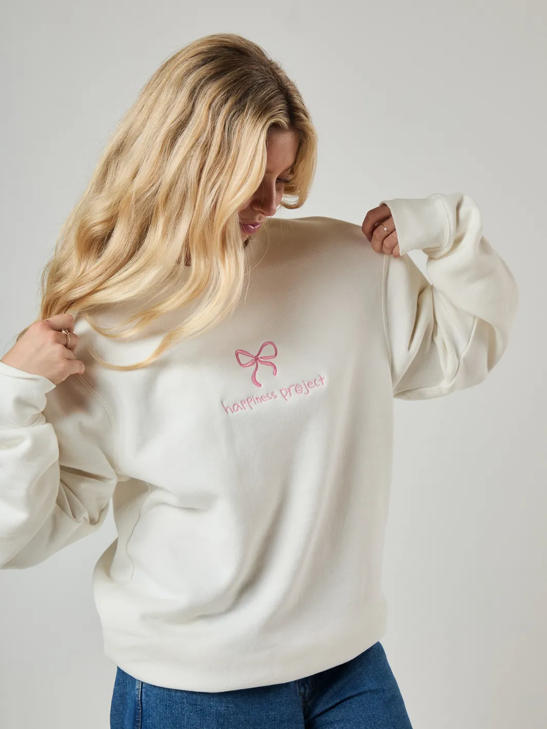 Kindly Tied Crewneck sold by Happiness Project product image thumbnail 2