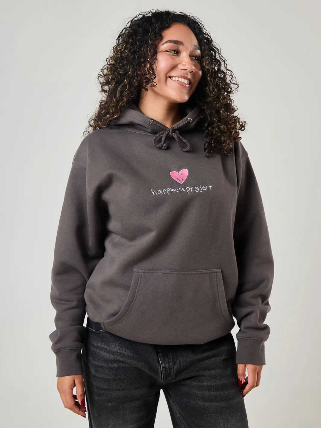 Love Your Mind Hoodie - Pepper sold by Happiness Project product image thumbnail 4