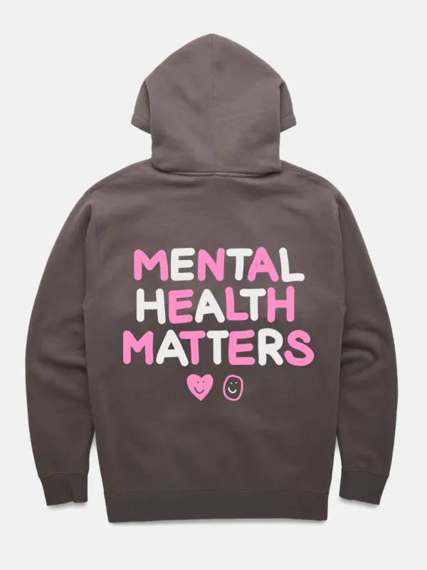 Mental Health Matters Heart Hoodie - Pepper made by Happiness Project