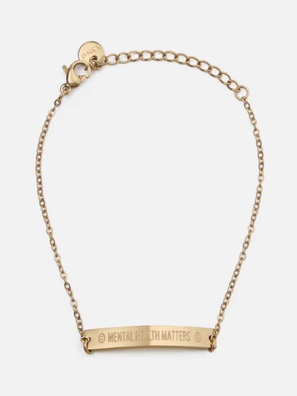 Mental Health Matters Bracelet made by Happiness Project